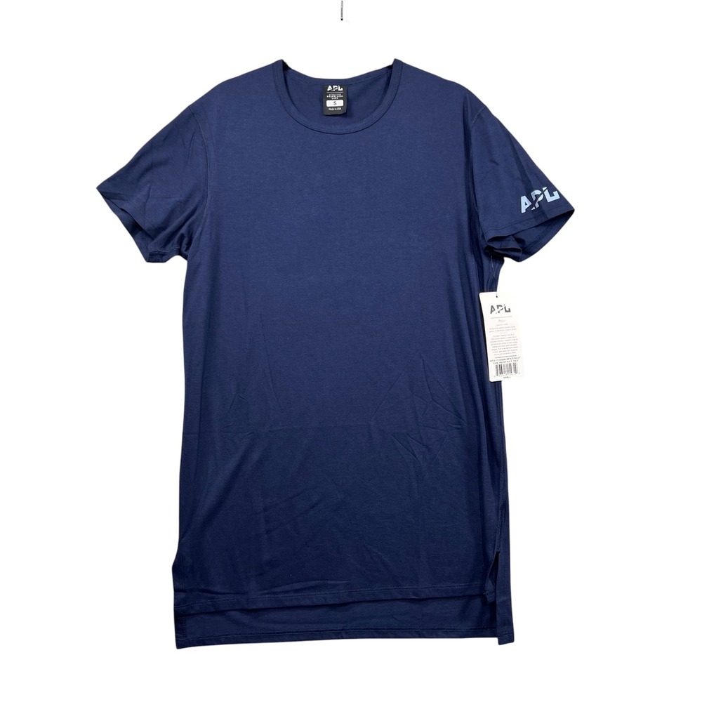 NWT APL The Perfect Tee Men Small Navy Blue Short Sleeve New